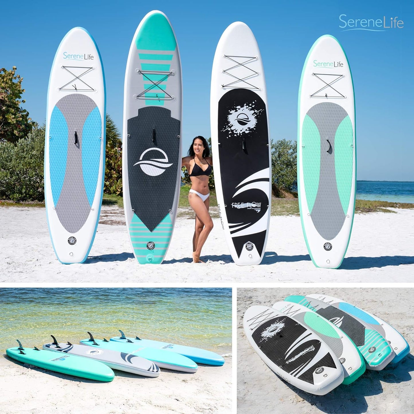 Explore the Waters with Our Inflatable Stand Up Paddle Board - Superior Stability, Non-Slip Deck & All-Inclusive Accessories for Adventurers of All Ages